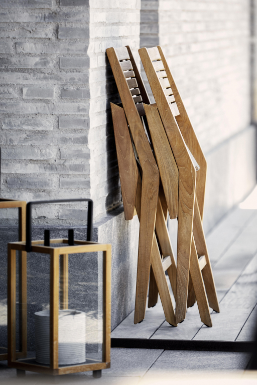 Cane-Line Flip klapstoel met armleuning