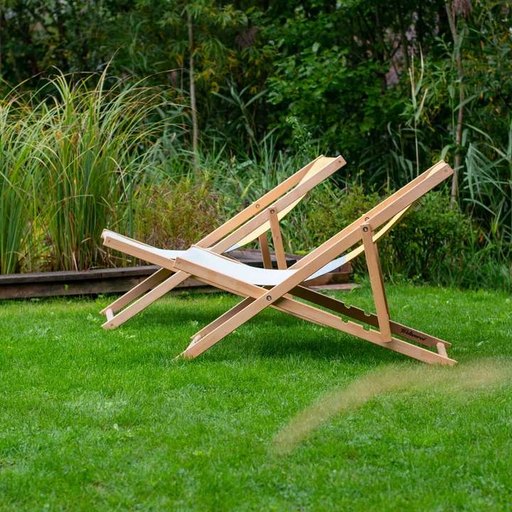 Weltevree - Beach Chair, grün / gelb