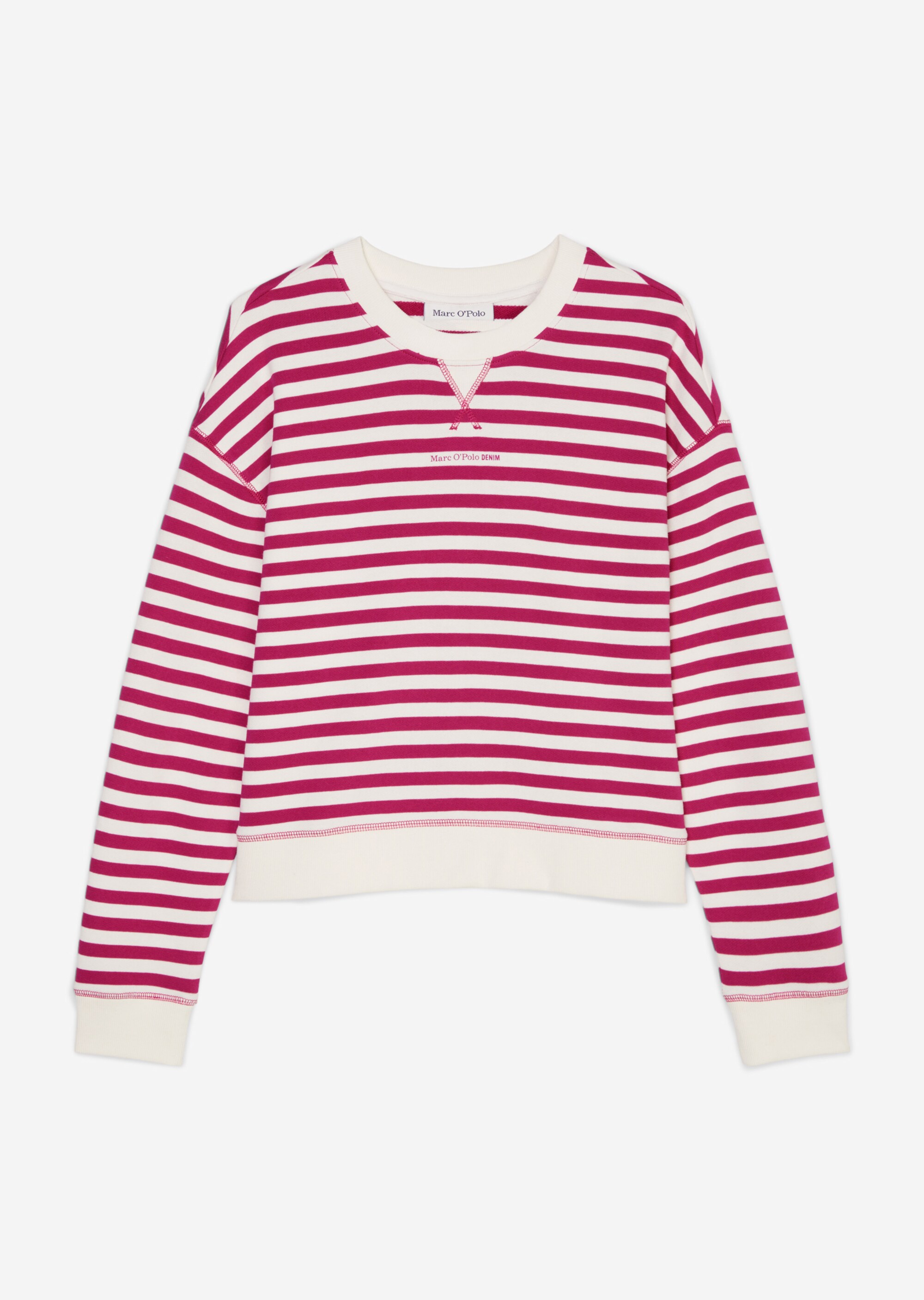 Ringel-Sweatshirt relaxed aus Organic Cotton