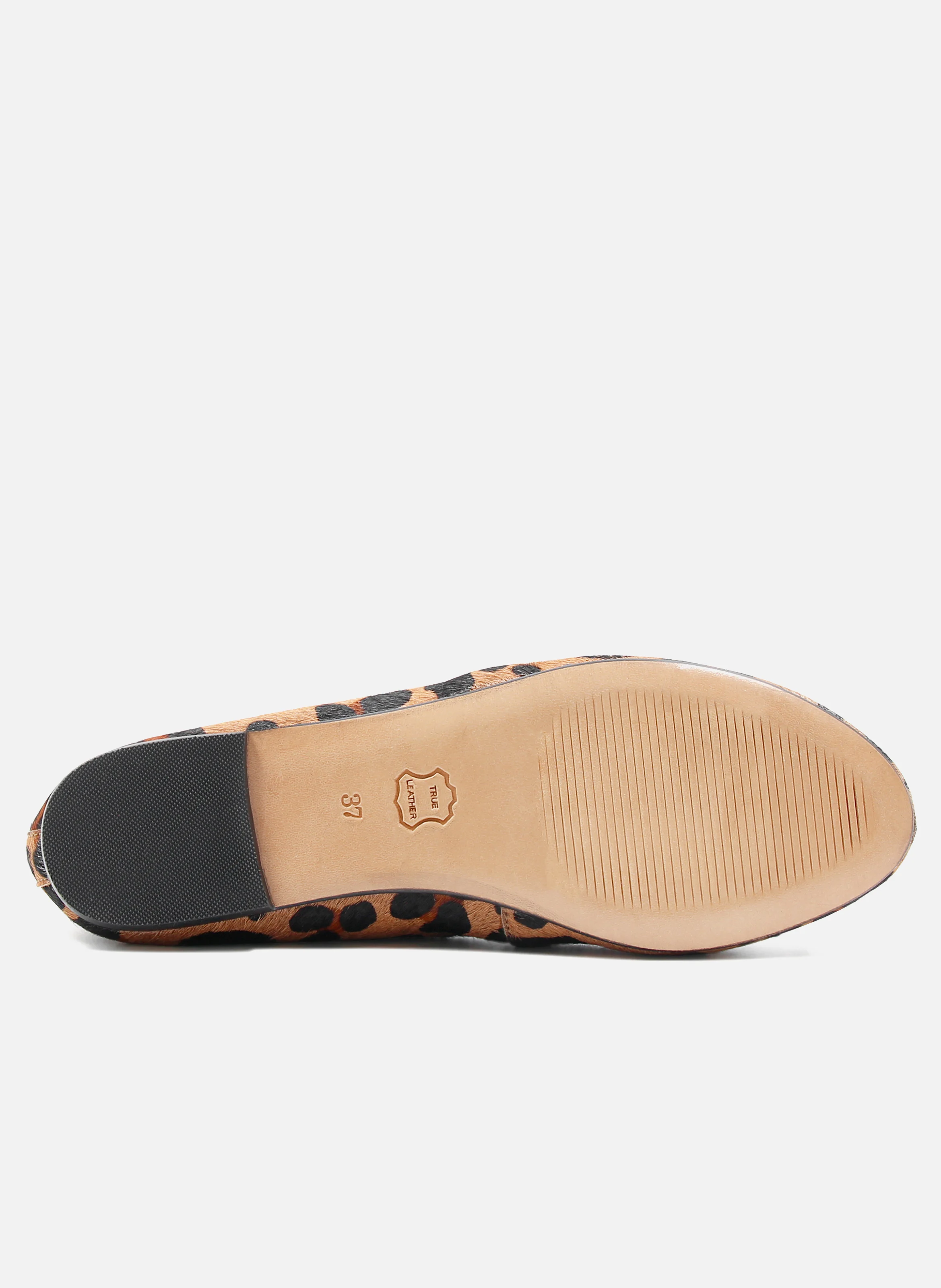 Ballerines classiques cuir pony | Multicolore