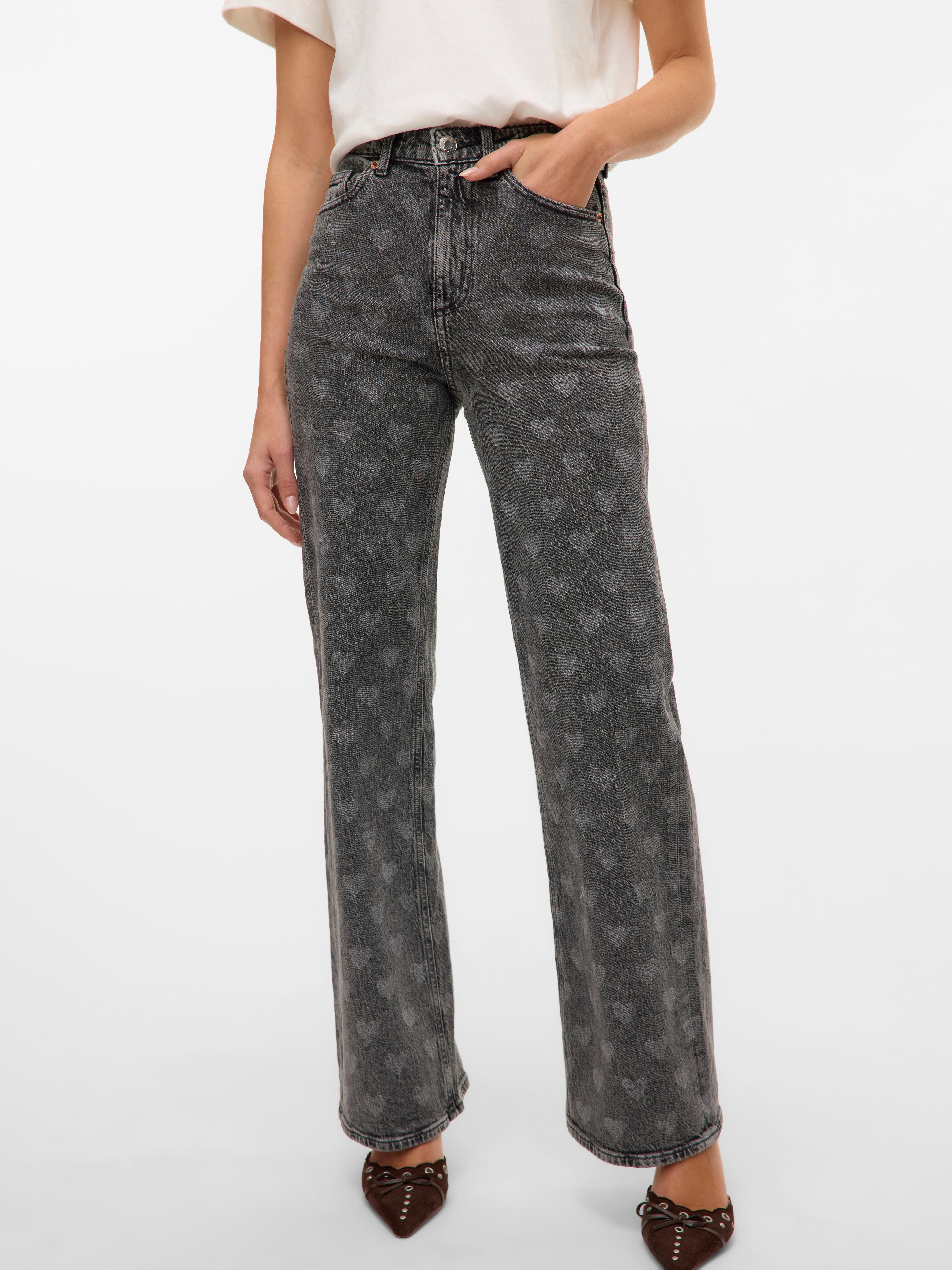 VMTESSA High rise Wide leg fit Jeans
