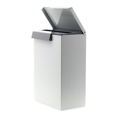Briefkasten Cato, Verkehrsweiß / Weißaluminium