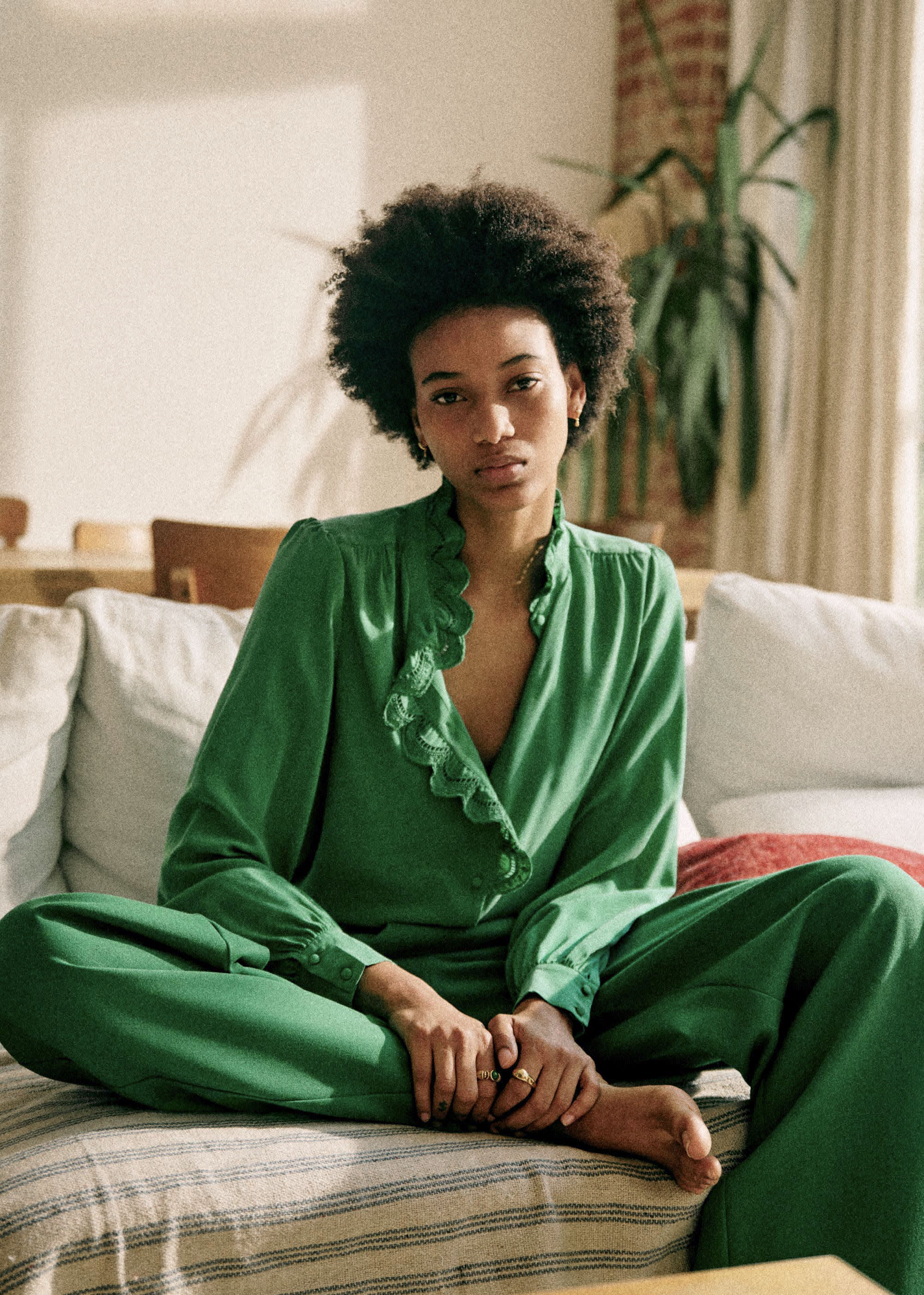 Chemise Chlo - Vert Flash - E-SHOP/CHEMISES & BLOUSES 5905219