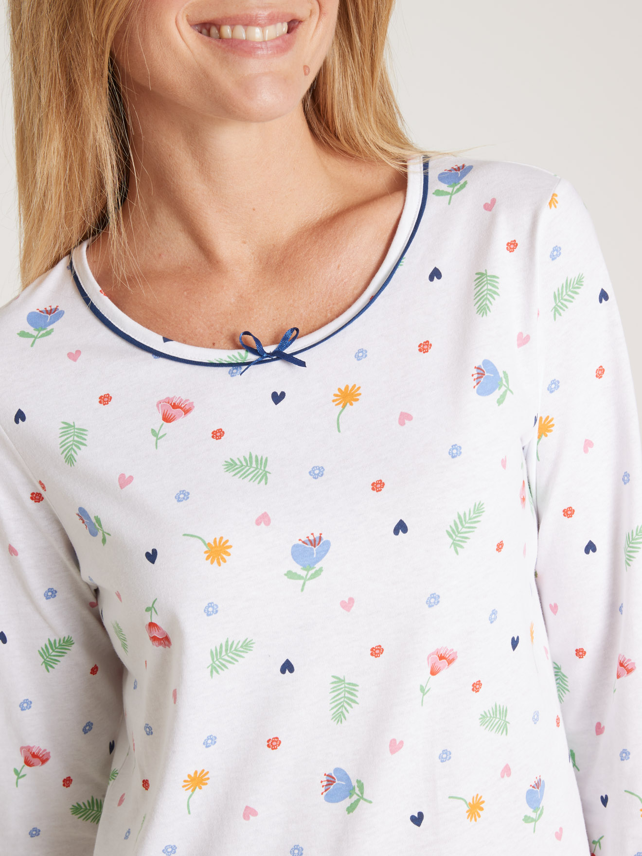 Lot de 2 chemises de nuit longues