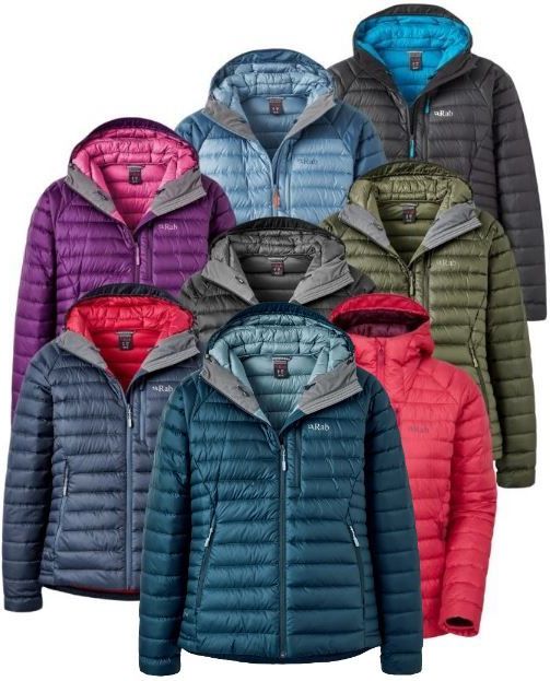 Rab - Microlight Alpine Jacket W - Donsjas - Blauw