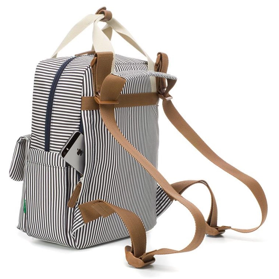 Babymel Wickelrucksack ECO Georgi Navy Stripes