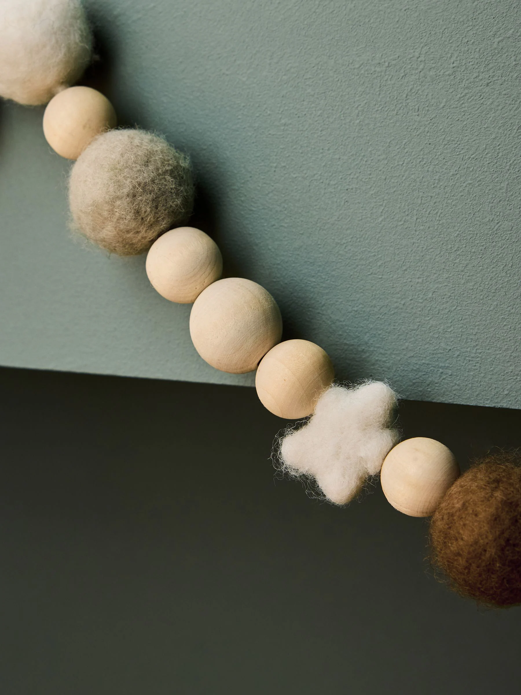 Scandi Beaded Christmas Garland
