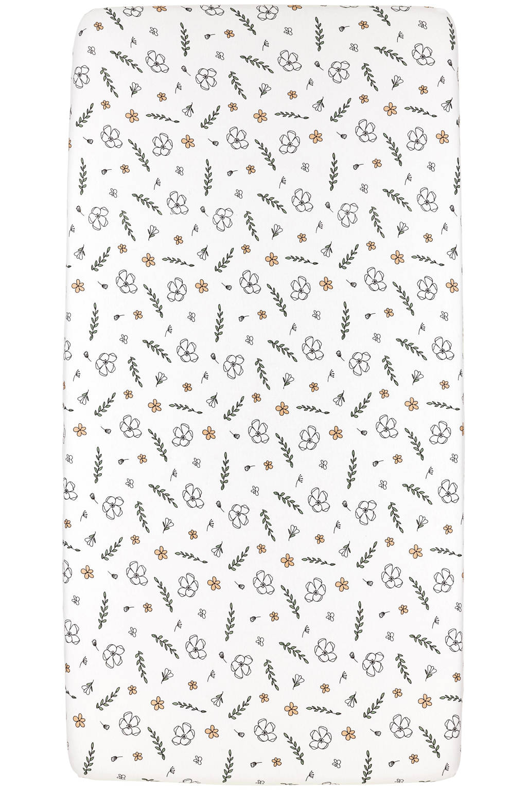 katoenen jersey wieg hoeslaken 40x80/90 cm Floral
