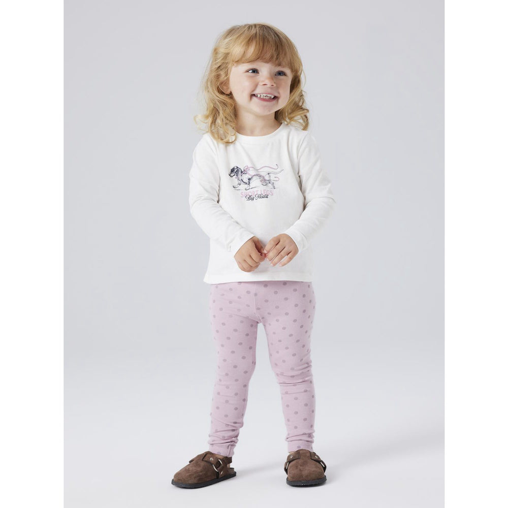 Køb Name It Keepsake Lilac Nmfribekka Xsl Leggings