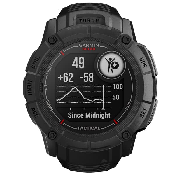 SFS195_Cardio et GPS GARMIN INSTINCT 2X SOLAR TACTICAL