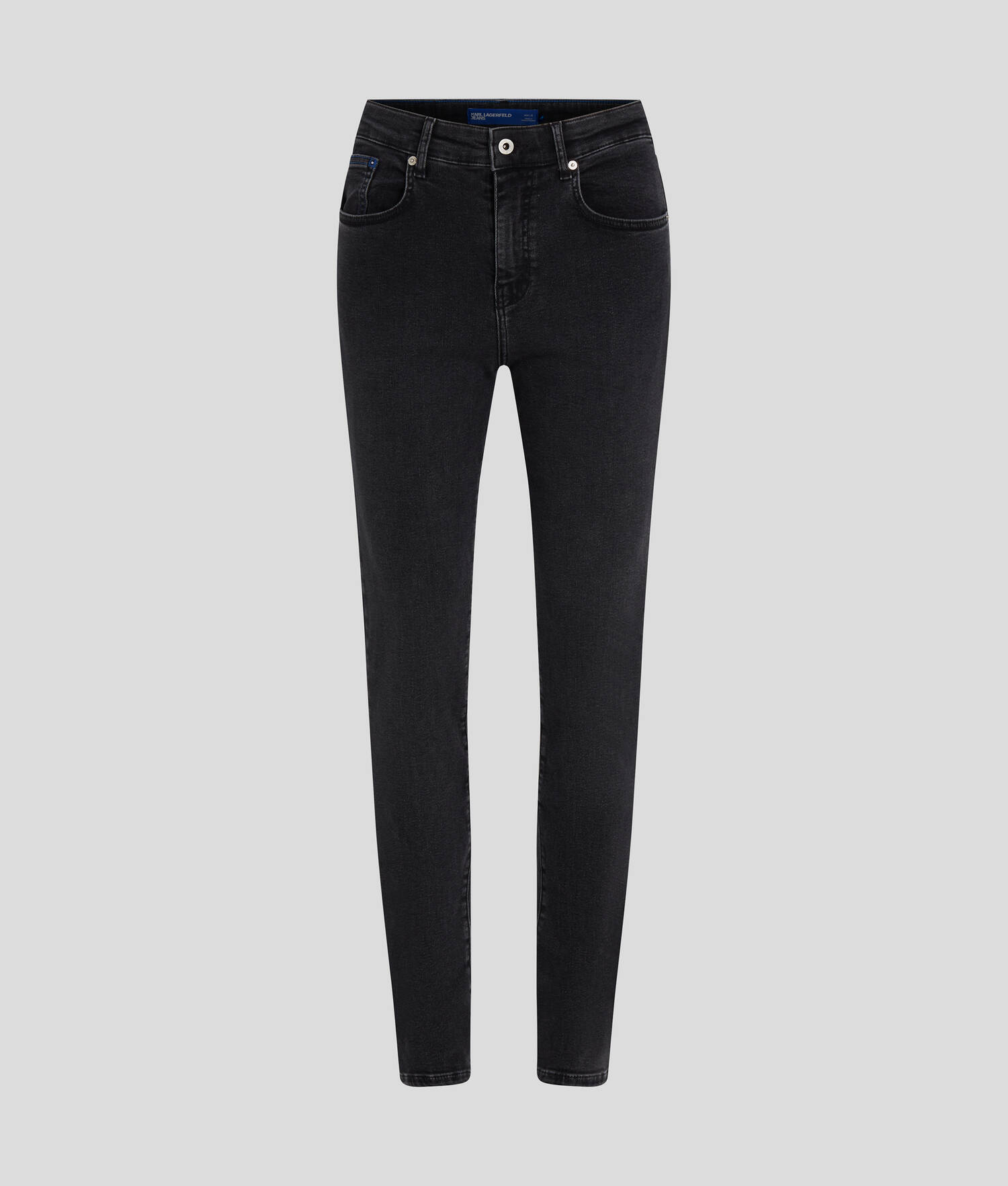 JEAN SKINNY - Noir minimal délavé