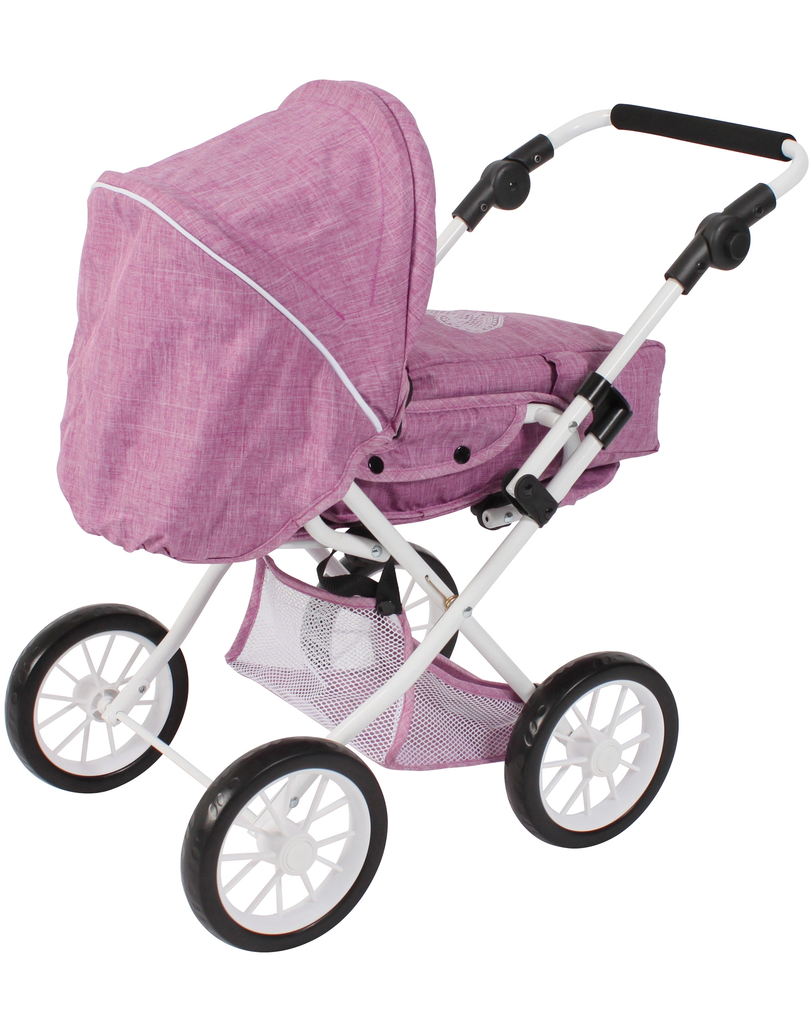 Kombi-Puppenwagen LENI in pink melange