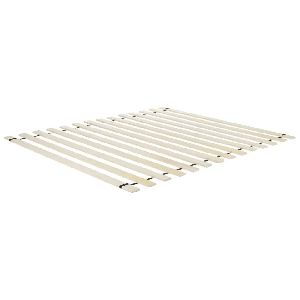 VARZY - Bed - Zwart - 160 x 200 cm - Rubberhout