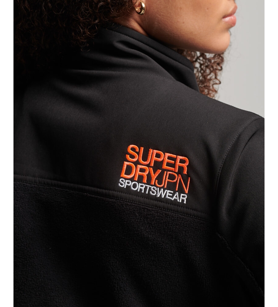 Casaco Superdry Code Hybrid Trekker preto