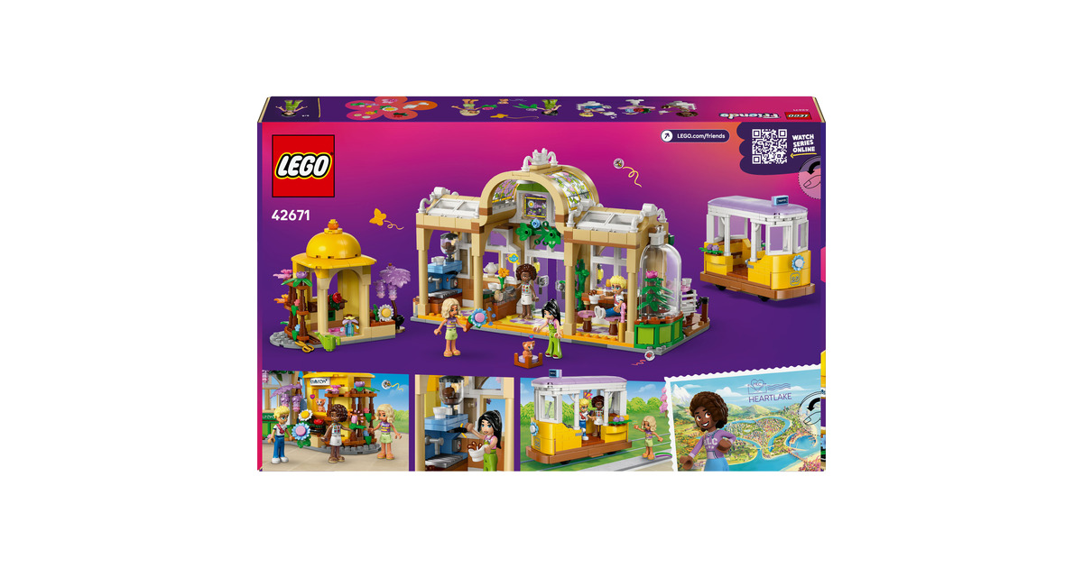 LEGOFriends - Plantencafé en bloemenwinkel Constructiespeelgoed  (42671)