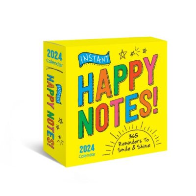 2024 Instant Happy Notes Boxed Calendar: 365 Reminders to Smile and Shine! - Inspire Instant Happiness Calendars & Gifts (Calendar)