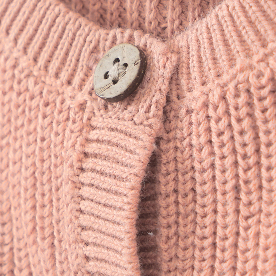 Topomini Pure Collection Baby Strickjacke mit Knopfleiste zartrosa