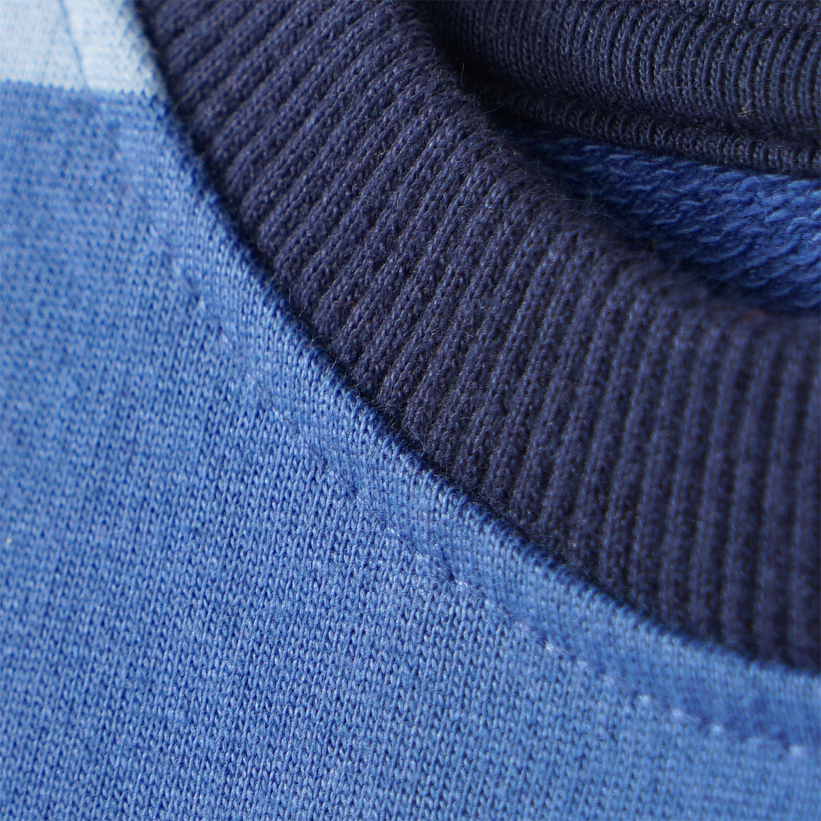 Topomini Baby Sweatshirt mit Streifen blau / hellblau