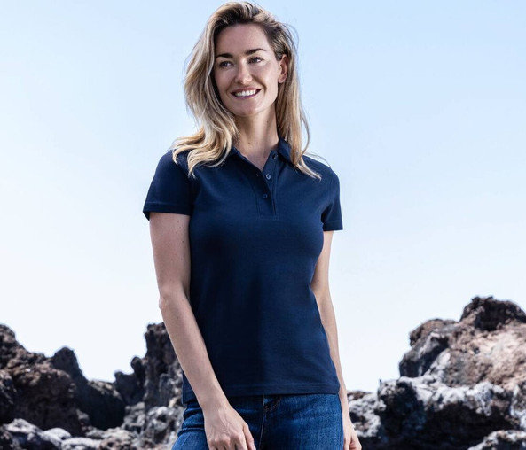 PROMODORO PM4005 - Polo Femme Élégant en Coton Promodoro