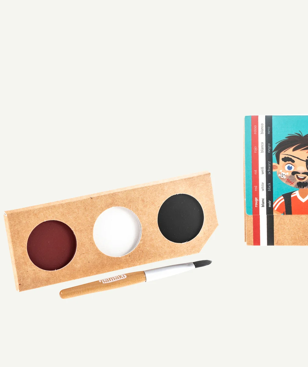 NAMAKIKIT 3 COULEURS PIRATE ET COCCINELLE ROUGE BLANC ET NOIR