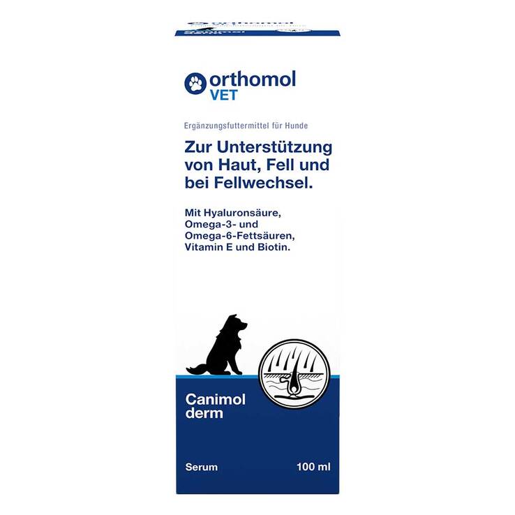 Orthomol Vet Canimol derm Serum für Hunde, 100 ml