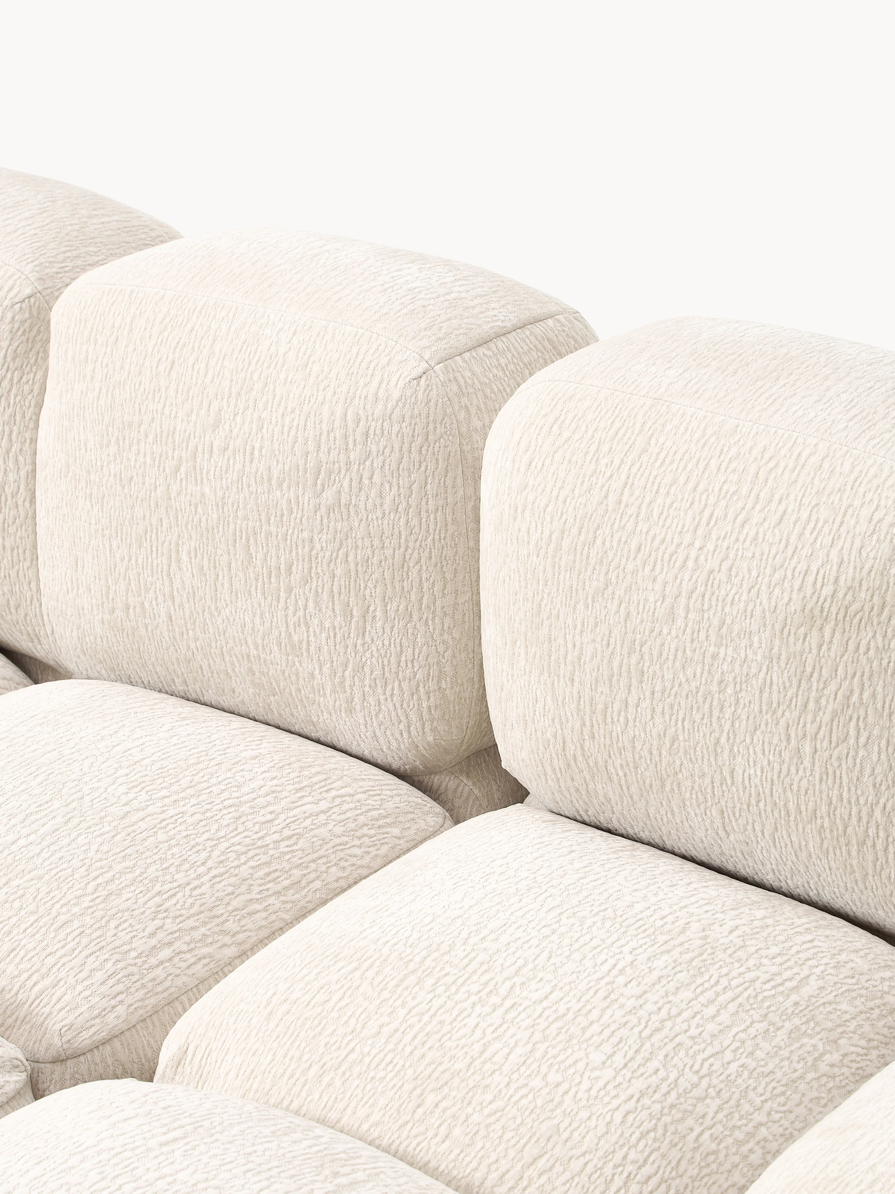 Modulaire bank Tayla (4-zits) met poef (links/rechts)