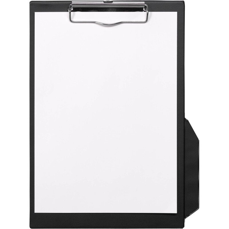 Porte-bloc A4 budget noir 21 x 32 cm