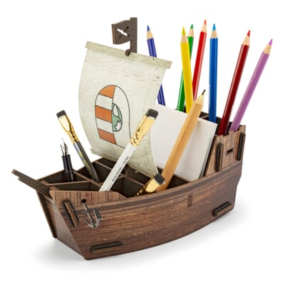 Stiftebox Piratenschiff