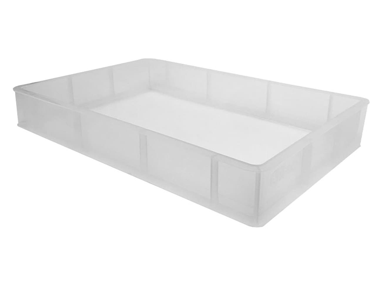 Bac à pâtons 15 L - translucide - 60 x 40 x ht 9 cm - Gilac
