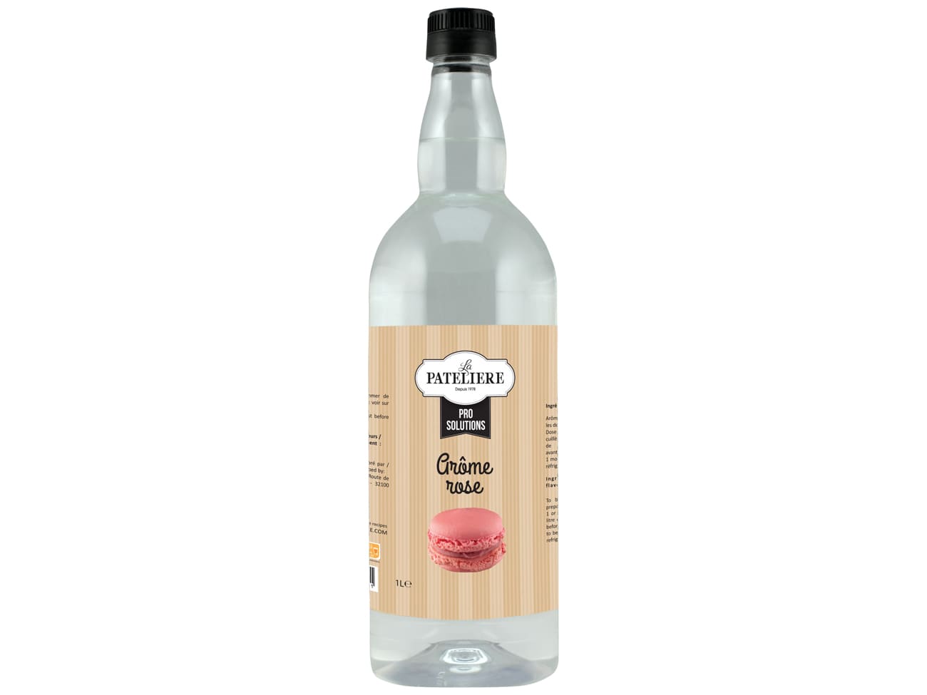 Arôme de rose - hydrosoluble - 1 litre - La Patelière
