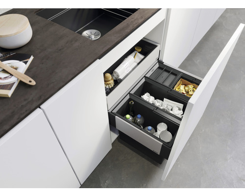 BLANCO Inbouw afvalbak SELECT II 60/4 Orga Inhoud 2x 15 l en 2x 6 l 526211
