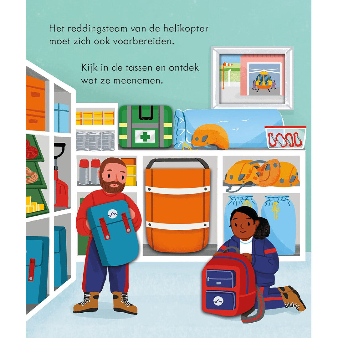 Uitgeverij usborne kijk binnen in een helikopter