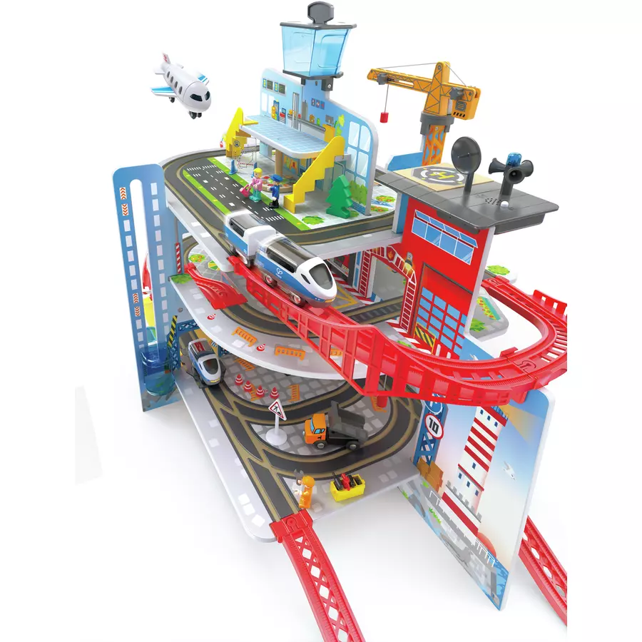 Hape Mega City Eisenbahn Set