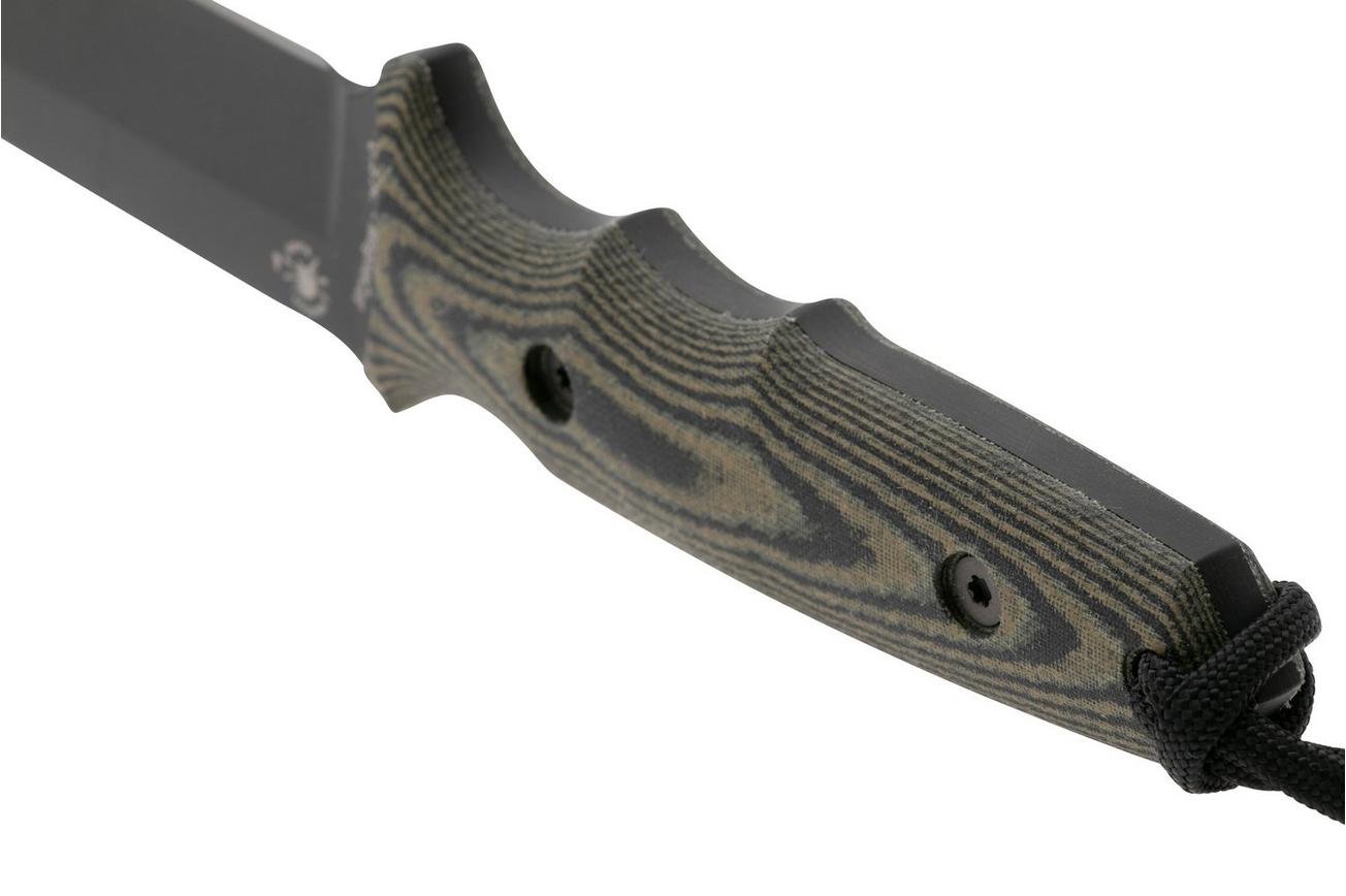 Spartan Blades Harsey Clandestina SB57BKCMKYBK Black, Camo Micarta, survivalmes, kydex schede