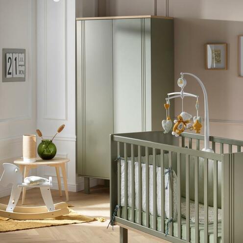 Armoire 2 portes ELEONORE Kaki - SAUTHON