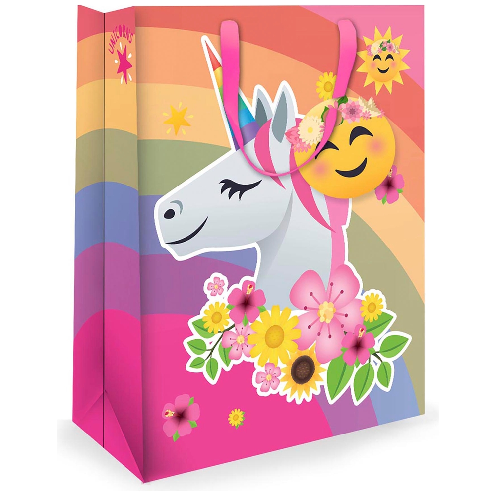 Joy Pixels Einhorn-Geschenktüte (mittel)