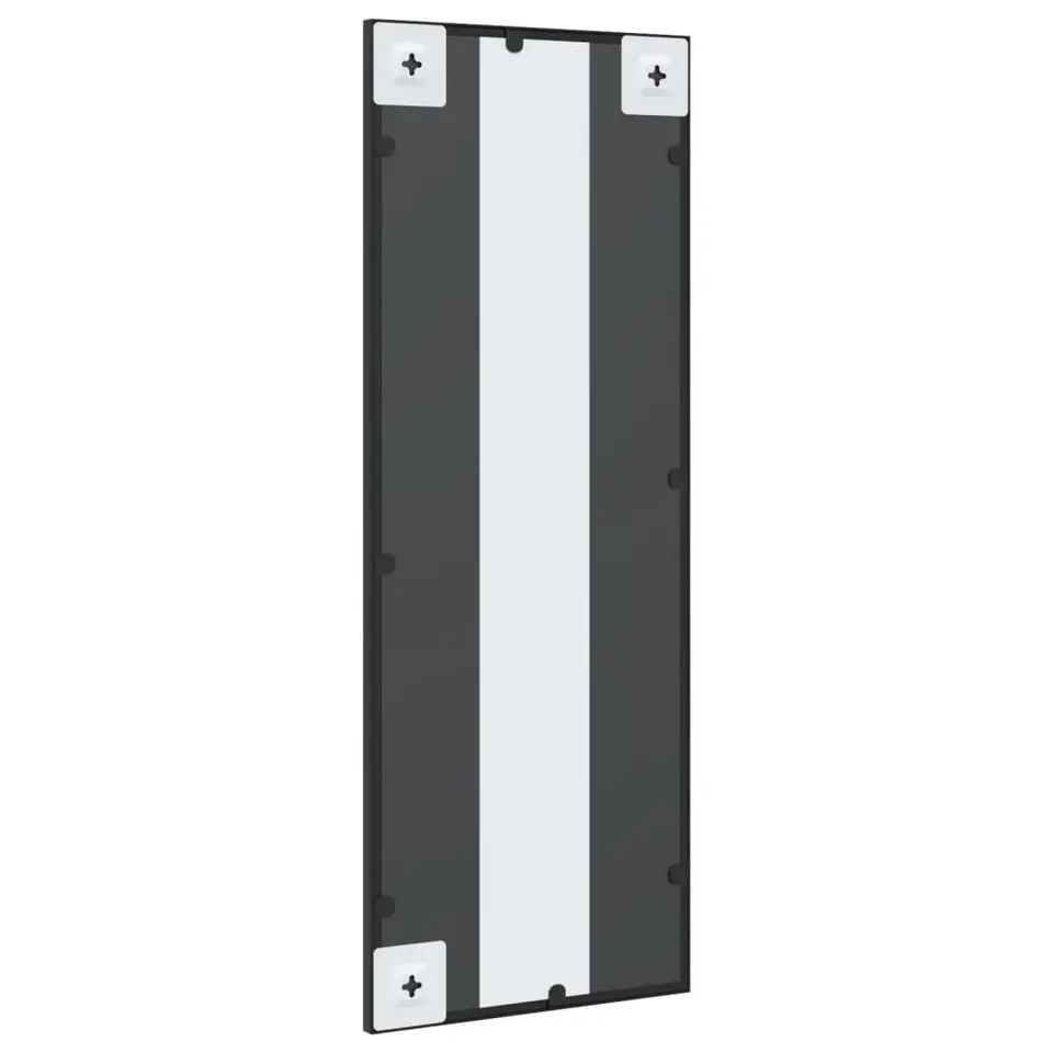 vidaXL - Wandspiegel - Zwart - IJzer - 30 x 80 cm