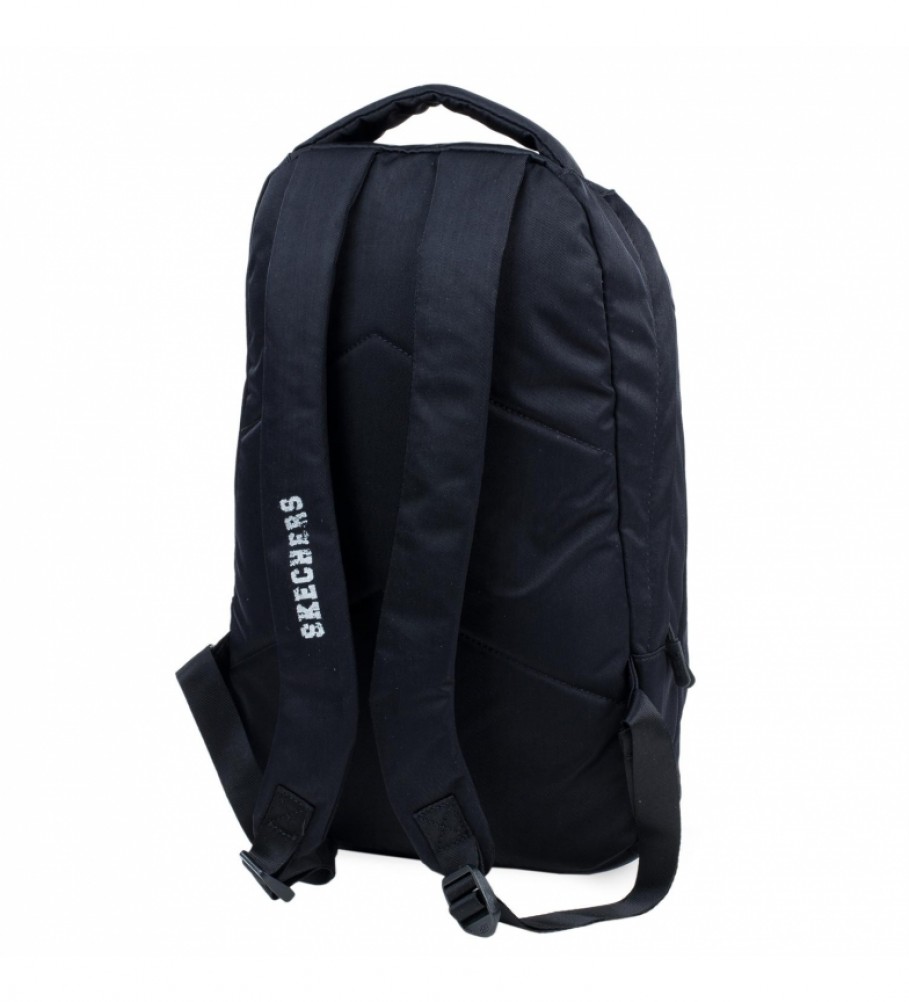 Mochila casual unissex Skechers S898 preta - 21x32x12,5 cm