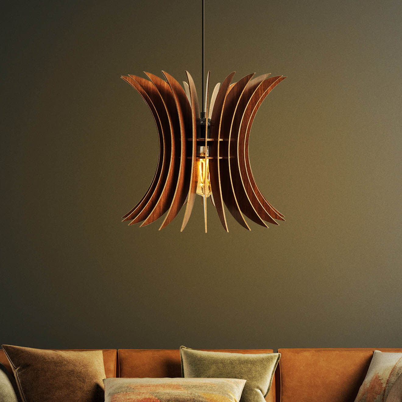 Opviq Suspension 144 marron - 30x35x65 cm