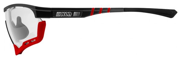 Scicon Sports Aerotech Regular Photochromic Lunettes De Soleil De Performance Sportive (Scnxt Red Fotocromic/Luminosité Noire)