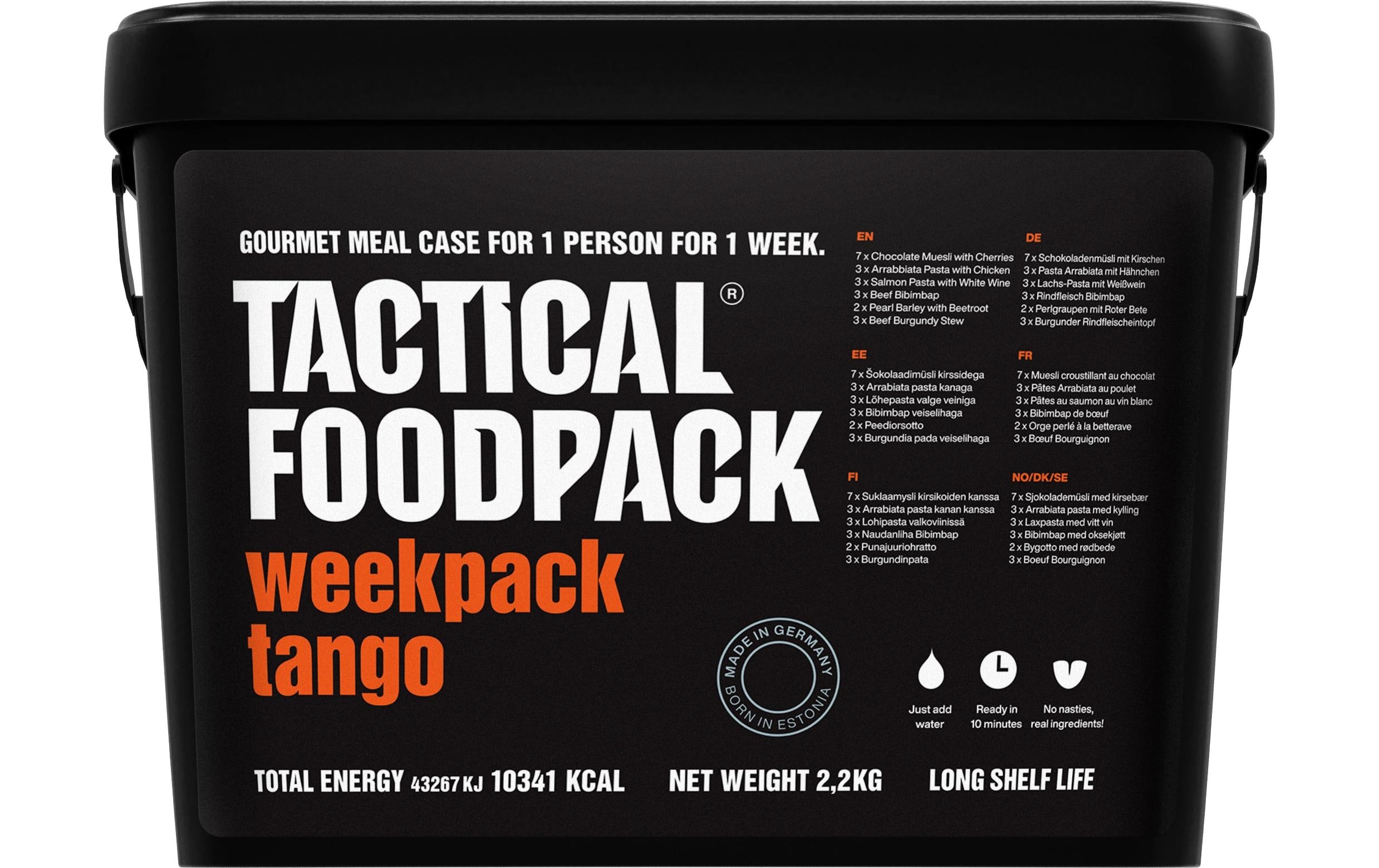 Hauptgericht Weekpack Tango<br>Trekking-Fertiggerichte