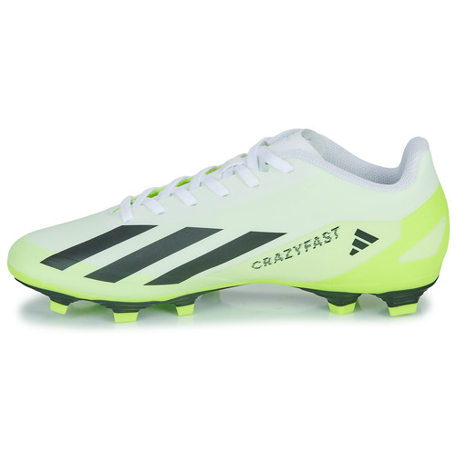 adidas Performance - X CRAZYFAST.4 FxG - Blanc / Jaune