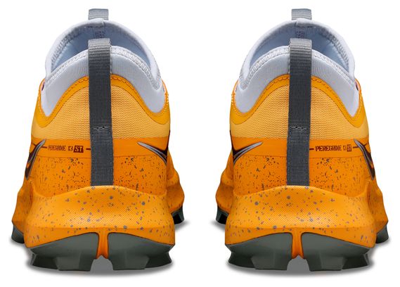 Chaussures de Trail Running Femme Saucony Peregrine 13 ST Jaune Rouge