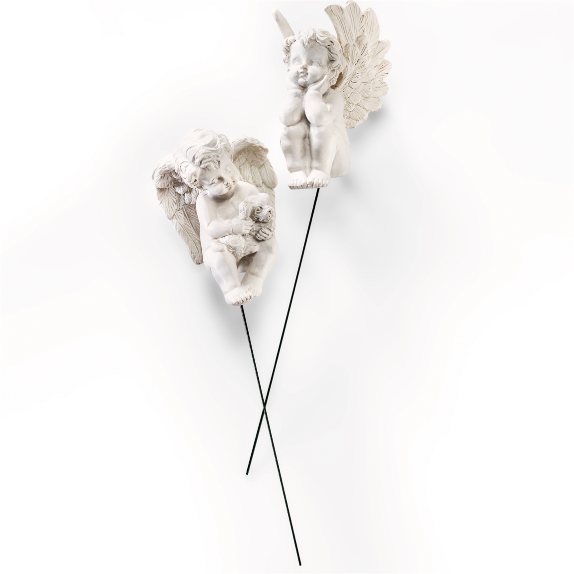 Lot de 2 piques anges