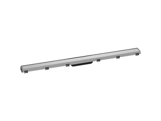 Caniveau de douche 100 cm HANSGROHE RainDrain Match acier inox brossé