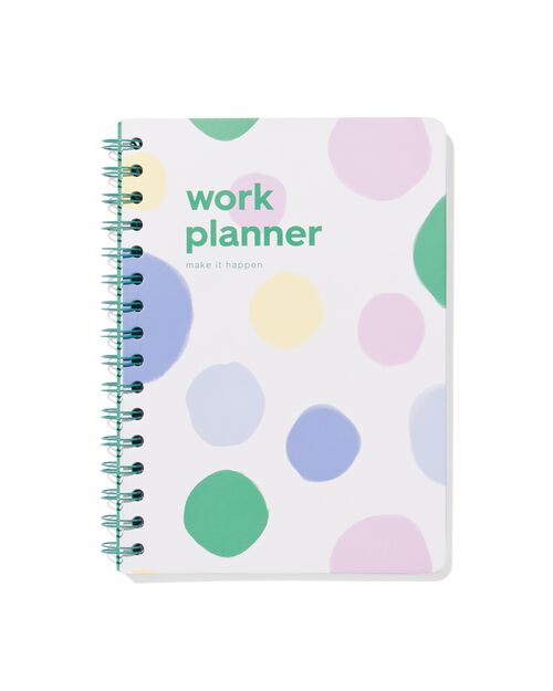 planificateur de travail avec spirale 21x15
