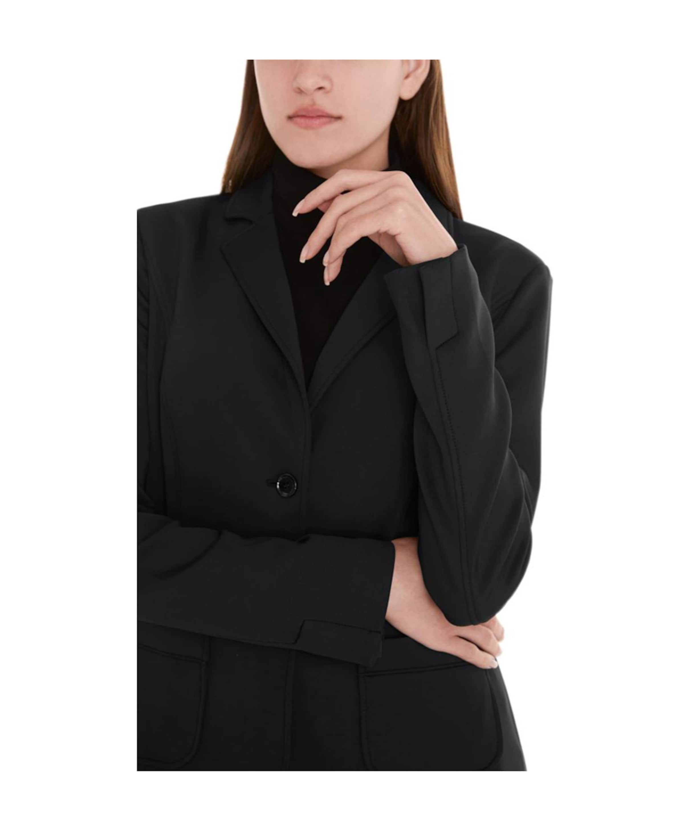 Marc Cain Essentials Dames blazer zwart