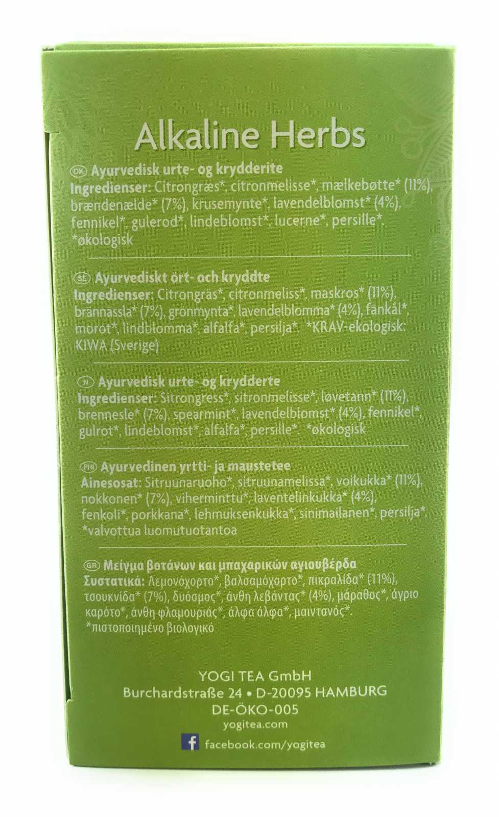 Chá Yogi Tea Rooibos Baunilha Hora de Dormir, 17 sachês