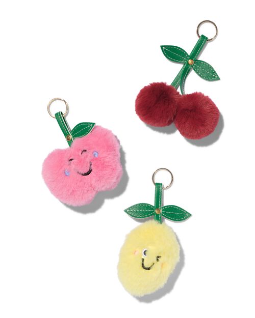 porte-clé peluche fruits