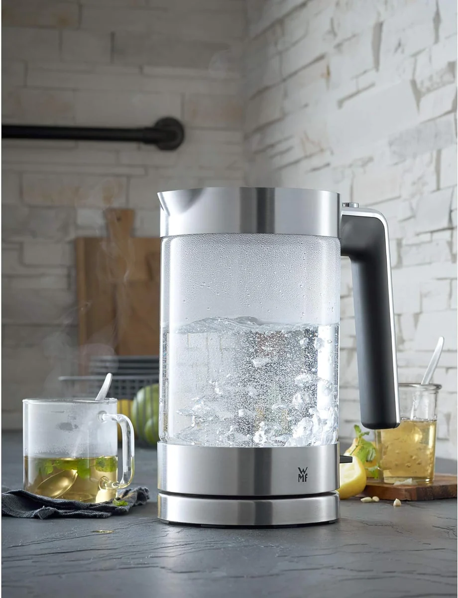 bouilloire électrique de 1,7L sans fil 3000W gris noir WMF